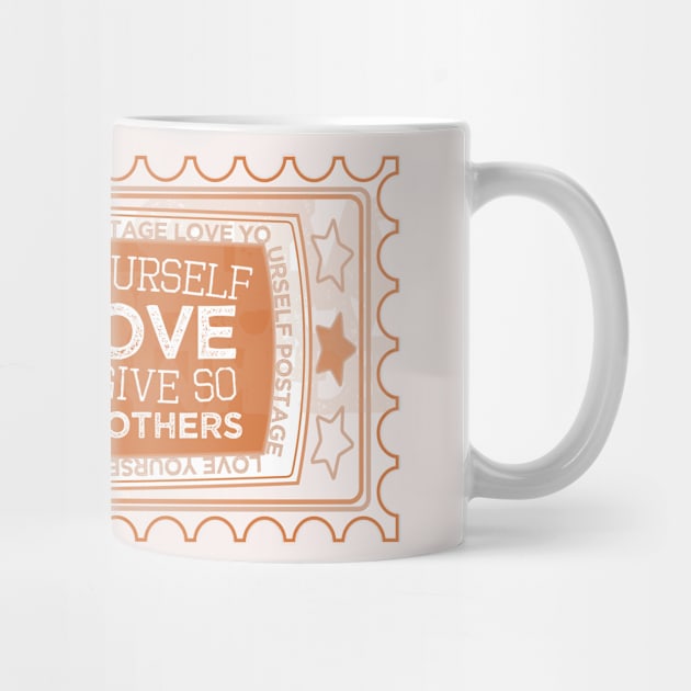 You Owe Yourself Love Stamp [sun] by deadbeatprince typography